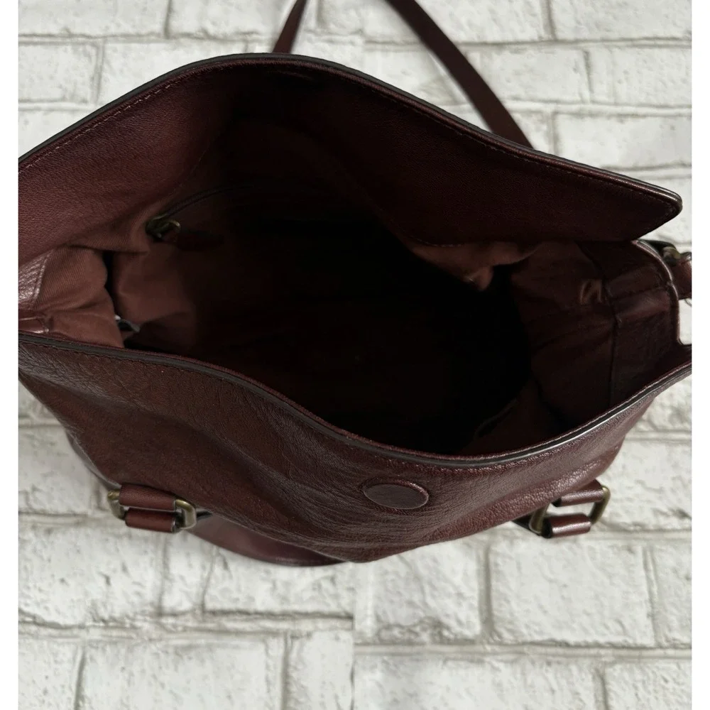 Frye Claude Cognac Leather Satchel‎ Brown Large Bag-MSRP $428